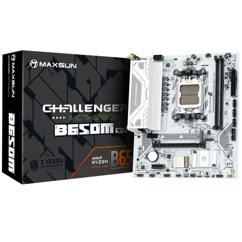 Maxsun Motherboard Challenger B650M Wifi Ice DDR5 Maxsun Motherboard Challenger B650M Wifi Ice DDR5